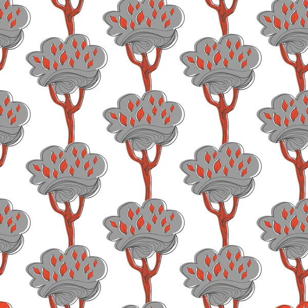 Arbres floraux — Image vectorielle