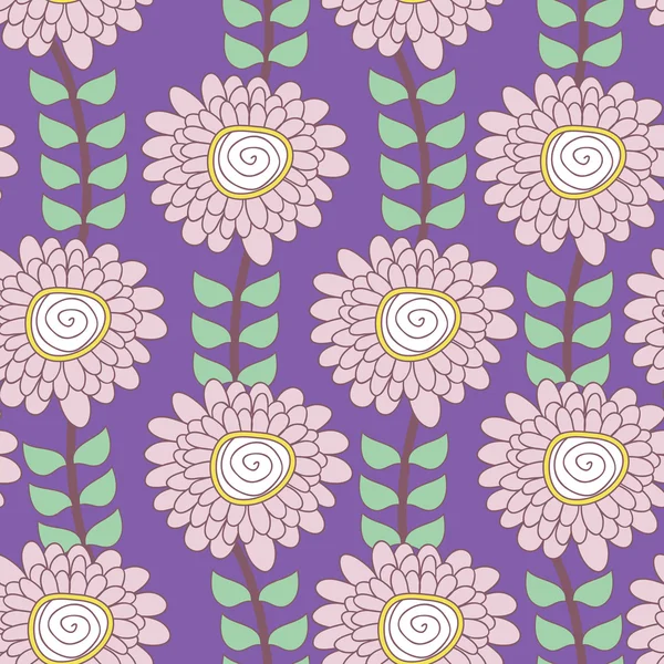 Textura floral — Vetor de Stock