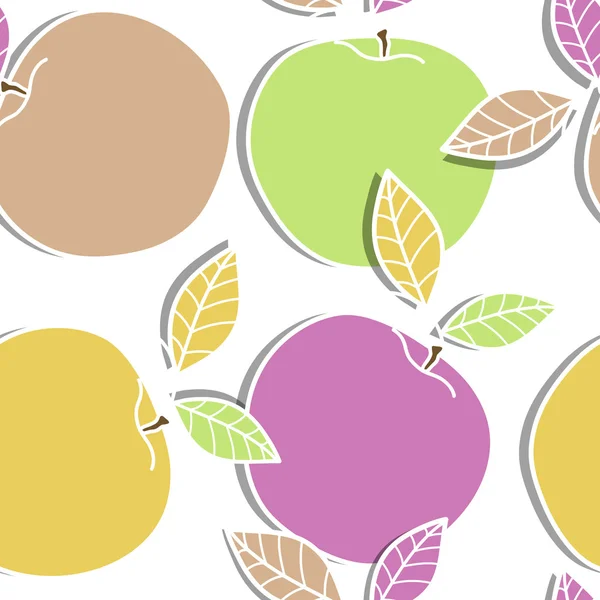 Manzanas — Vector de stock