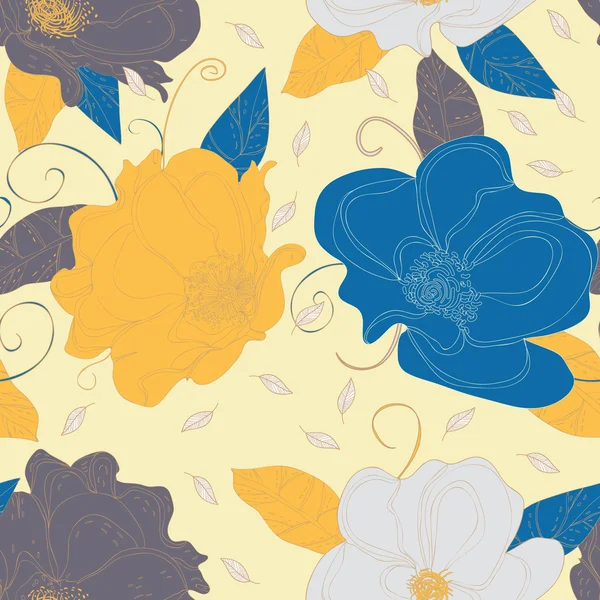 Floral textuur — Stockvector