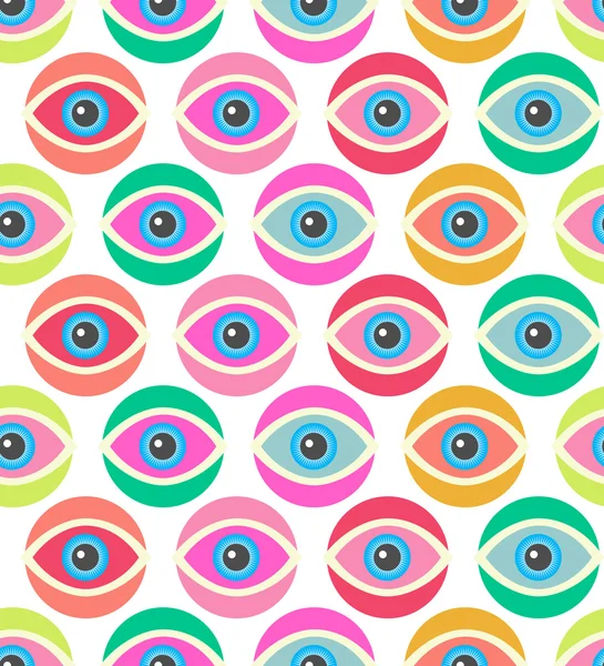 Texture transparente avec des yeux — Image vectorielle