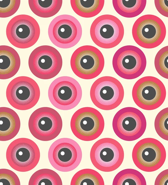 Seamless texture with eyes — Stock Vector