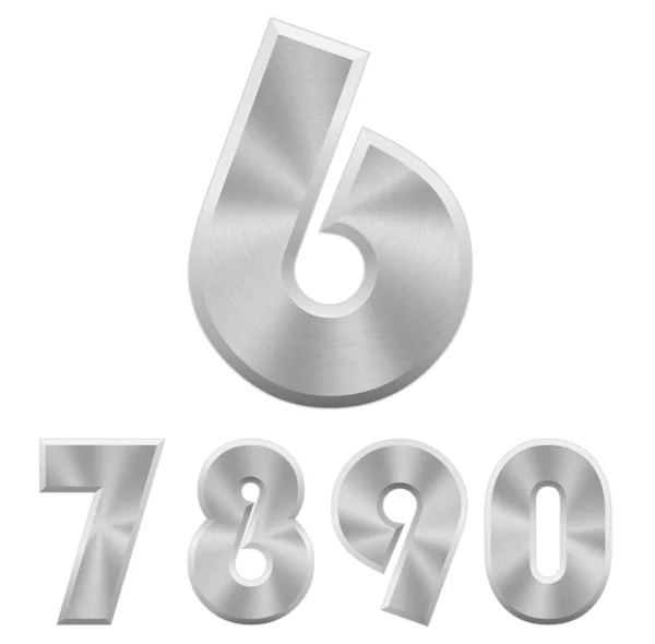 vektör metal numaralar. Bölüm 2.