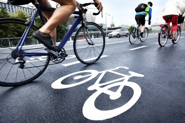 Bike lane — Stock Photo, Image