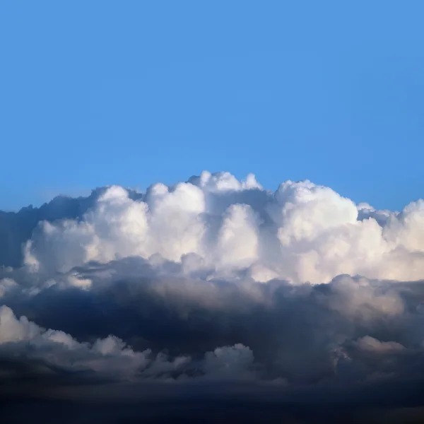 Heavy black stormy clouds — Stock Photo, Image