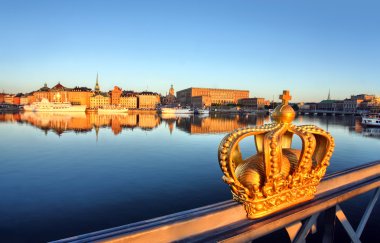 tacı olan Stockholm görünümü