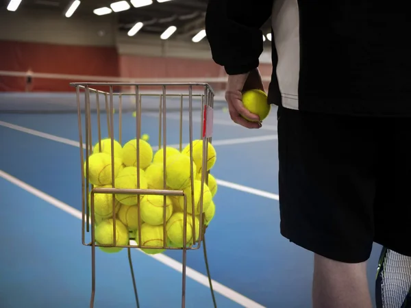 테니스 코치 — 스톡 사진