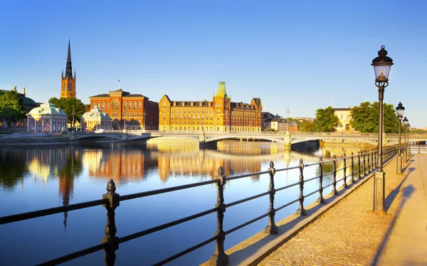 Αστικό τοπίο της Στοκχόλμης — Φωτογραφία Αρχείου