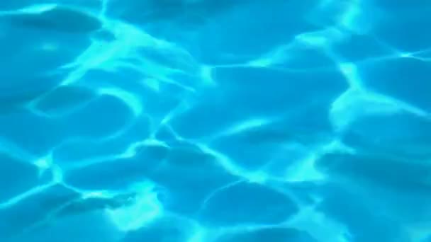 Acqua della piscina — Video Stock