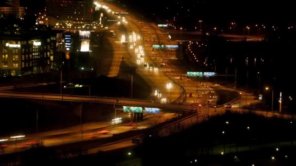 高速公路上的交通 — 图库视频影像