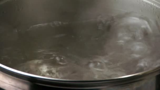 沸腾的水 — 图库视频影像