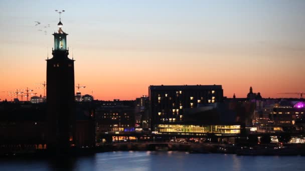 斯德哥尔摩市政厅 — 图库视频影像