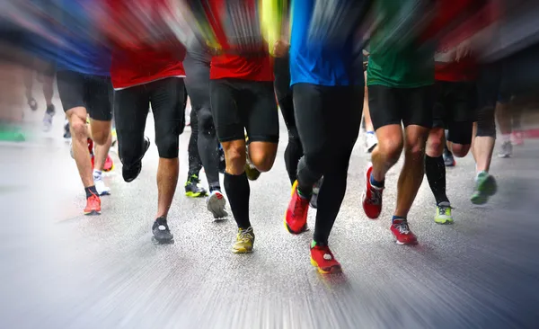 Marathon runners — Stock Photo, Image