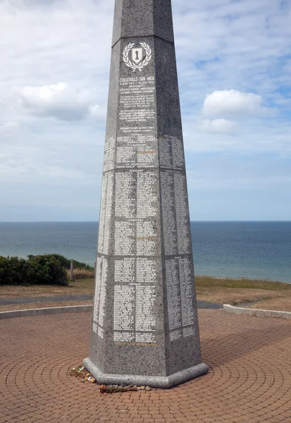 Monument, Colleville-sur-Mer, France — Stock Photo, Image