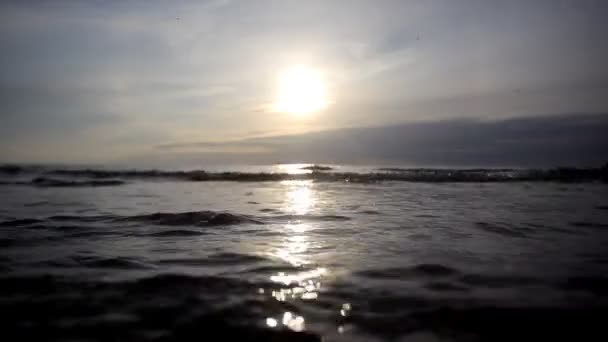 Sonnenuntergang am Strand — Stockvideo