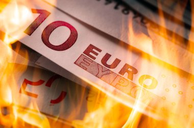 yanan euro banknot
