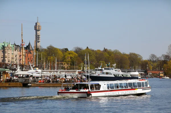 Budovy ve Stockholmu — Stock fotografie