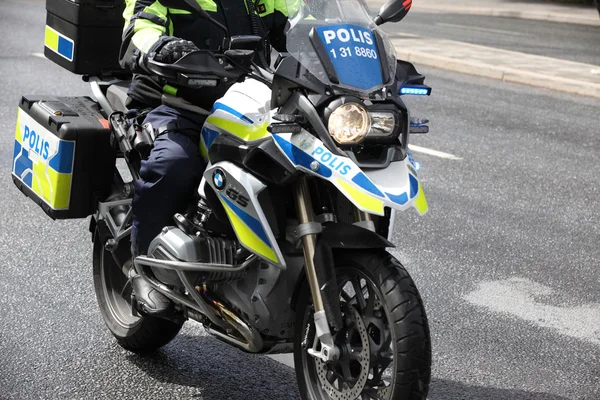 Polizeimotorrad — Stockfoto