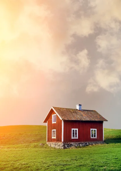 Holzhaus — Stockfoto