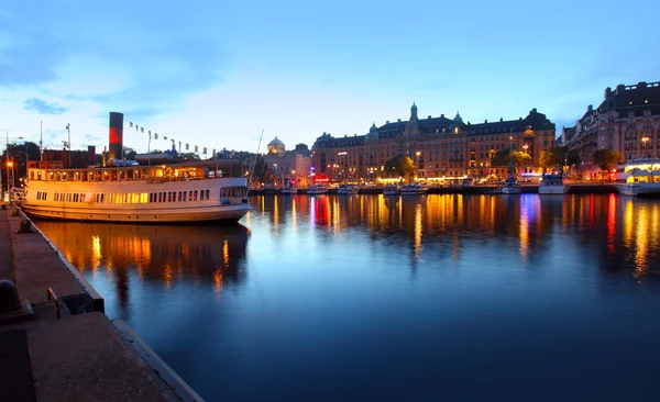 Visa i stockholm city — Stockfoto