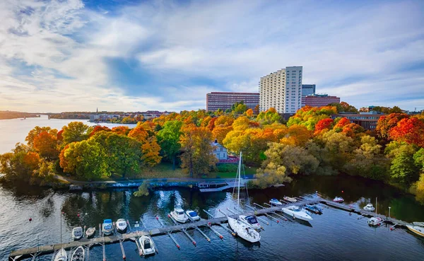 Cityscape Stockholm Sweden Autumn — Stock Photo, Image