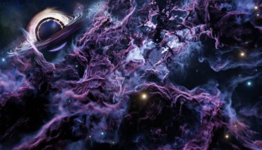 Dış uzayda, gezegenlerde ve galakside nebula