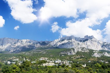 Kont m.w.vorontsov yeşil park Sarayı. Ukrayna. Kırım.