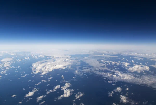 Cloudscape. Blue sky and white cloud. — Stock Photo, Image