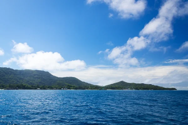 Eiland La Digue, Seychellen. — Stockfoto