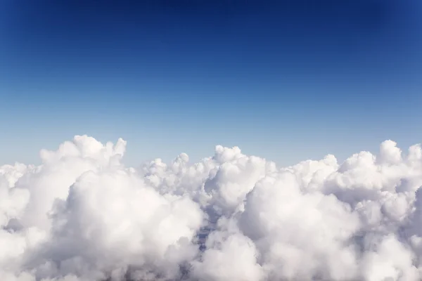 Cloudscape. Blue sky and white cloud. Royalty Free Stock Images
