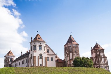mir kasabasında kale. Belarus.