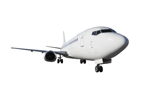 Passenger aircraft. Isolated on white background. — Stock Photo, Image