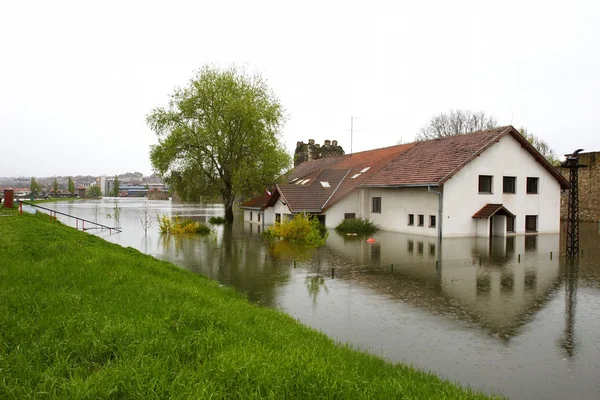 Escuela inundada — Foto de Stock