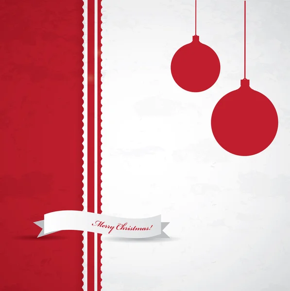 Fun fond vectoriel de Noël avec étiquette — Image vectorielle
