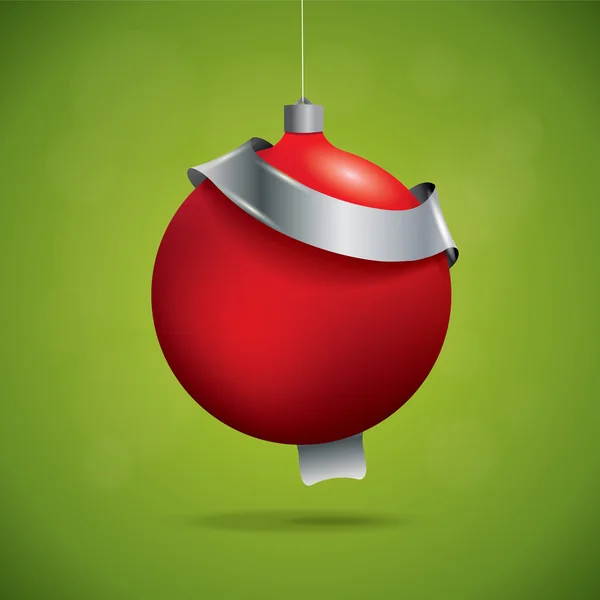 Weihnachtsball — Stockvektor