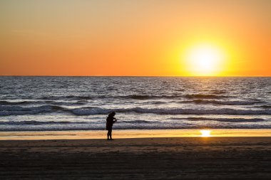 gün batımı balıkçı