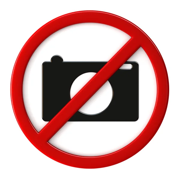 Cameras not allowed — Stock Photo, Image