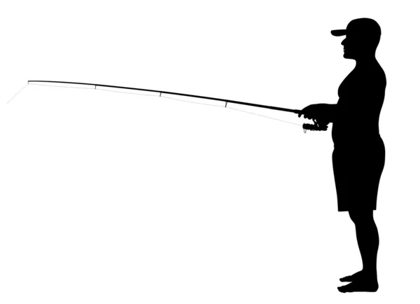 Rybář — Stockový vektor