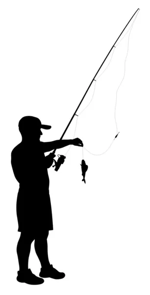 Fisherman — Stock Vector