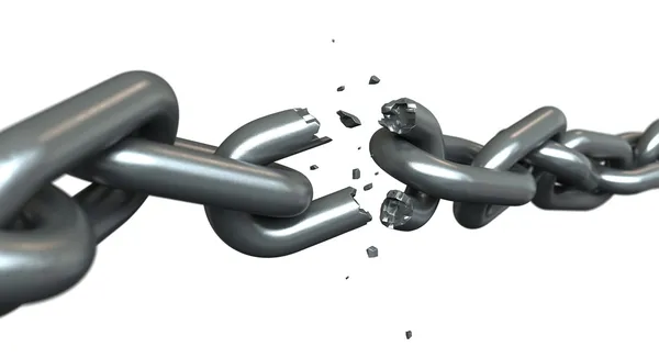 Breaking chains — Stock Photo, Image