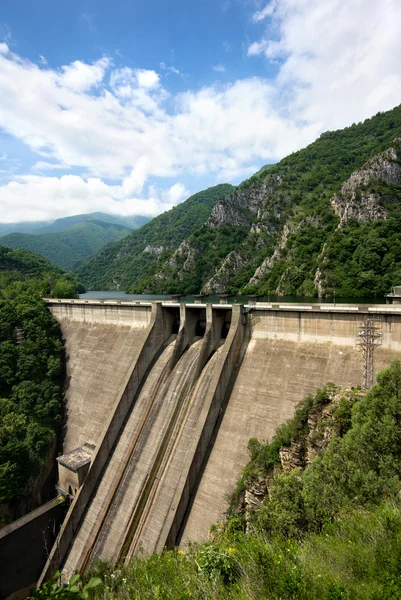 Dam wall — Stockfoto