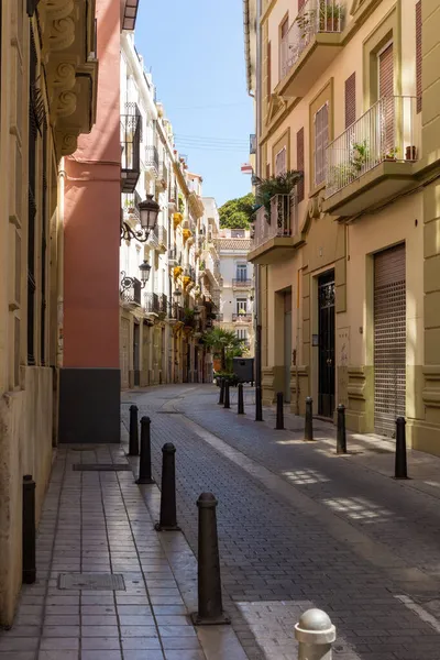 Vista Desde Pequeña Calle Valencia — Foto de Stock