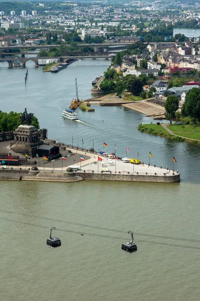 View Koblenz Town Germany — Stock Photo, Image