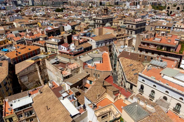 Valencia, İspanya 'dan hava görüntüsü