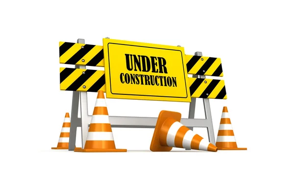 Render Construction Conceptual Scene — Stock Photo, Image