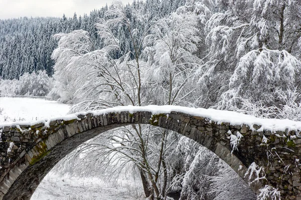 Ancient Roman Bridge Located Rhodope Mountain Bulgaria — Stock Photo, Image