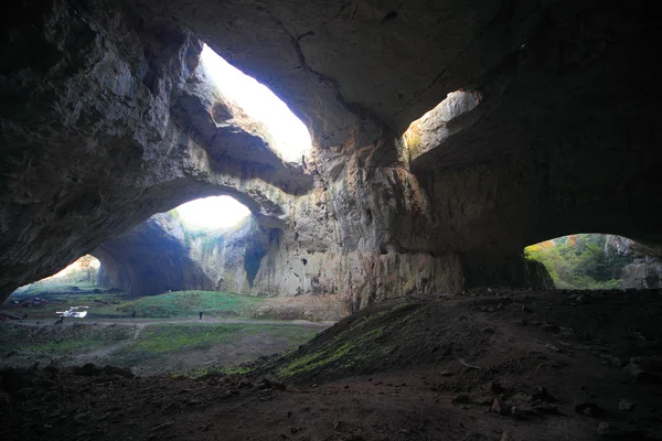 Devetashka caverna na Bulgária Fotografia De Stock