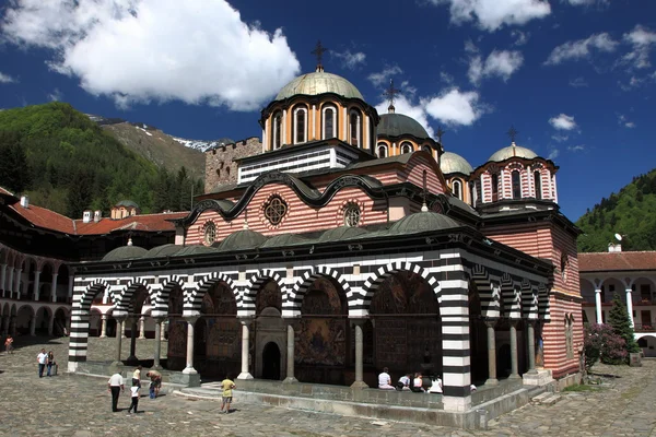 Mosteiro de Rila na Bulgária Imagem De Stock