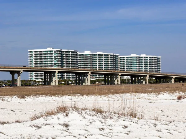 Θέα Των Διαμερισμάτων Orange Beach Αλαμπάμα Ηπα — Φωτογραφία Αρχείου