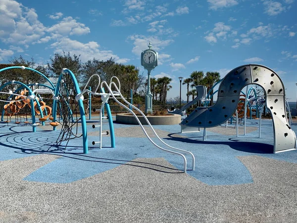 Pllayground Fitness Ekipmanları Community Maritime Park Pensacola Florida Abd — Stok fotoğraf